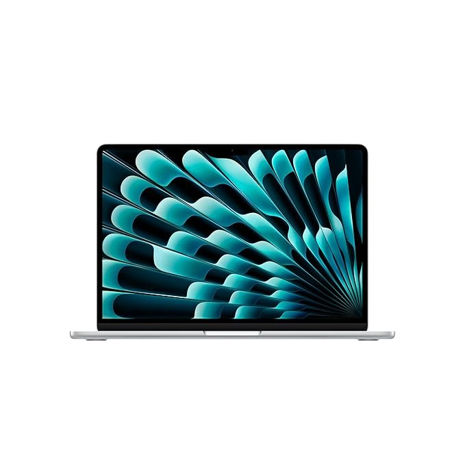 apple 2025 macbook air (13 inch, apple m4 chip with 10 core cpu and 8 core gpu, 16gb unified memory, 256gb) silver